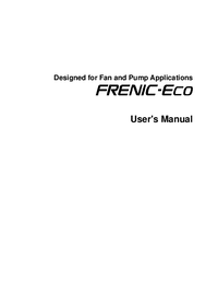 Thumbnail of document Manual - FRENIC-Eco Inverter